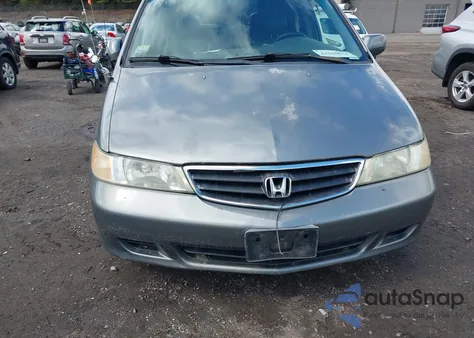 2002 Honda Odyssey Ex-L из США, поврежденный, VIN 2HKRL18092H550070